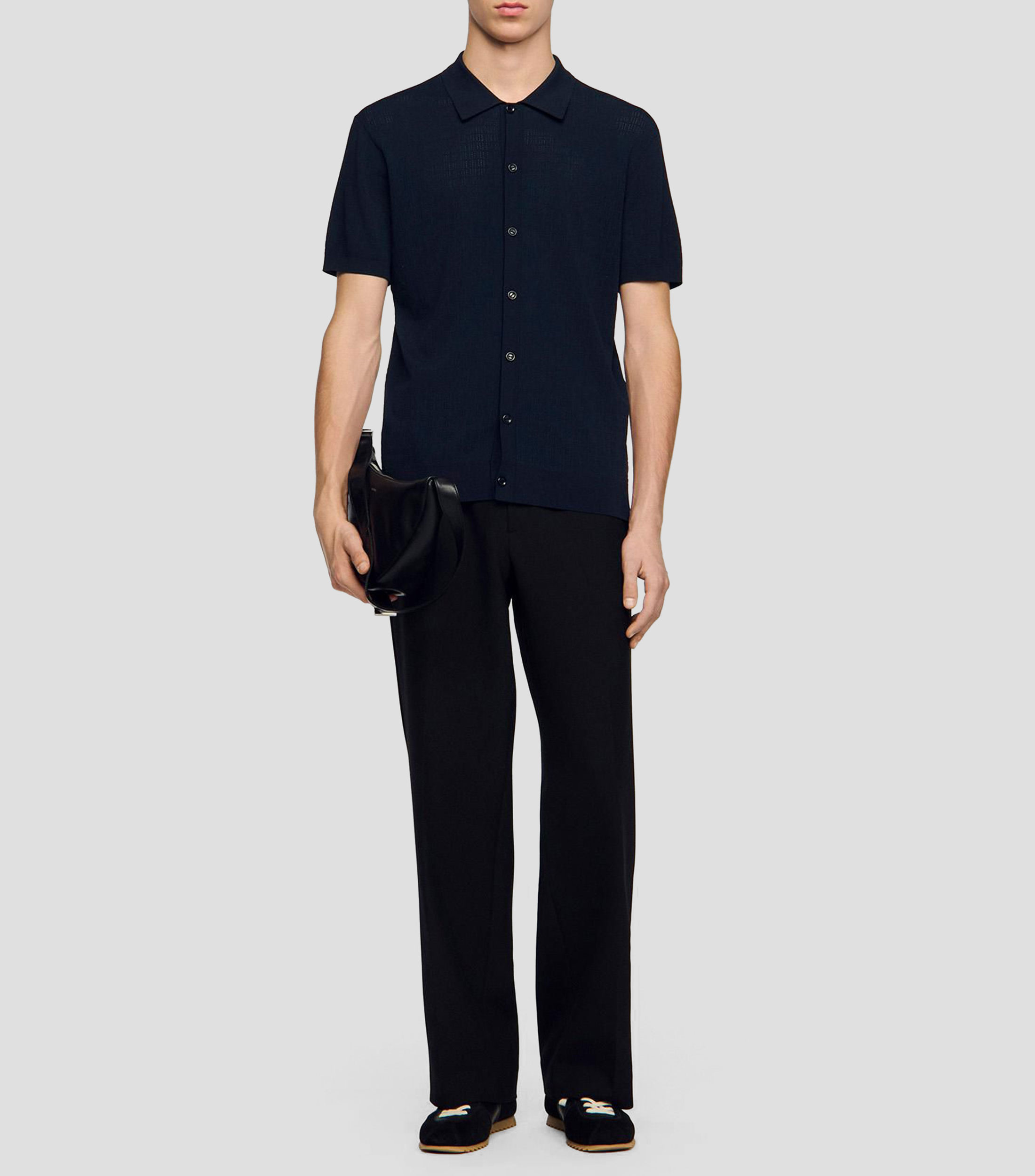 Camisa Lisa Manga corta SS26 Chemise Hombre